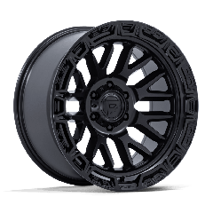 Fuel 17x9 FC890 Rail (5x127) ET+1 CB71.5 Matte Black / Gloss Black Lip