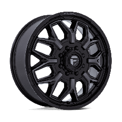 Fuel 20x8.25 D875 Flux Dually (8x165.1) ET+104 CB117 Gloss Black / Brushed Face Grey Tint