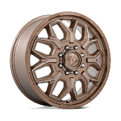 Fuel 20x8.25 D876 Flux Dually (8x165.1) ET+104 CB117 Platinum Bronze
