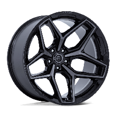 Fuel 17x9 FC854 Flux (5x127) ET+1 CB71.5 Gloss Black / Brushed Face with Grey Tint