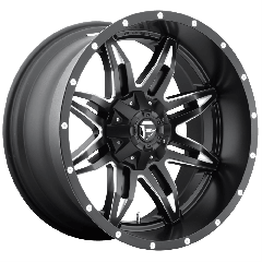 Fuel 15x8 D567 Lethal (5x139.7) ET-18 CB108 Matte Black / Milled Edges