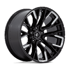Fuel 20x10 D849 Rebar (5x127) ET-18 CB71.5 Gloss Black / Milled Edges