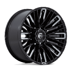 Fuel 20x10 D849 Rebar (8x165.1) ET-18 CB125.1 Gloss Black / Milled Edges