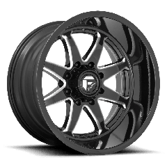Fuel 20x10 D749 Hammer (5x127) ET-18 CB71.5 Gloss Black / Milled Edges