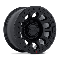 KMC 17x9 KM241 E25 Beadlock (5x127) ET+1 CB71.5 Blackout
