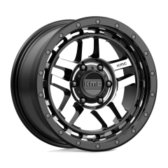 KMC 17x8.5 KM540 Recon (6x139.7) ET+18 CB106.1 Satin Black / Machined