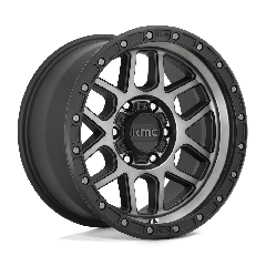 KMC 17x8.5 KM544 Mesa (6x114.3) ET+00 CB66.06 Satin Black / Machined Grey Tint
