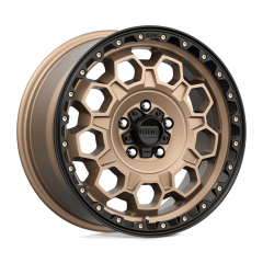 KMC 17x9 KM545 Trek (5x127) ET-12 CB71.5 Matte Bronze / Black Ring