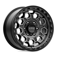 KMC 17x9 KM545 Trek (6x114.3) ET+18 CB66.06 Satin Black / Machined Grey Tint