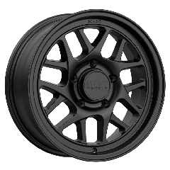 KMC 16x8 KM717 Bully OL (5x127) ET+00 CB71.5 Satin Black