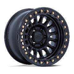 KMC 17x9 KM239 Impact Beadlock (5x127) ET+1 CB71.5 Matte Black