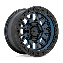 KMC 17x8.5 KM549 GRS (5x127) ET+00 CB71.5 Midnight Blue / Gloss Black Ring