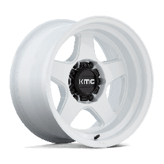 KMC 17x8.5 KM728 Lobo (6x135) ET+18 CB87.1 Gloss White