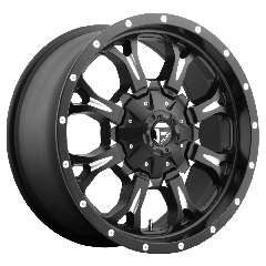 Fuel 18x9 D517 Krank (8x180) ET+20 CB125.1 Matte Black / Milled Edges