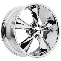Foose 20x10 F105 Legend (5x120) ET+40 CB72.56 Chrome Plated