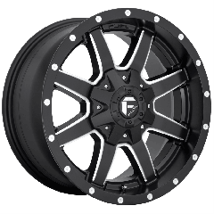 Fuel 20x14 D538 Maverick (6x135/6x139.7) ET-76 CB106.1 Matte Black / Milled Edges