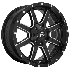 Fuel 18x9 D610 Maverick (5x114.3/5x127) ET-12 CB78.1 Gloss Black / Milled Edges