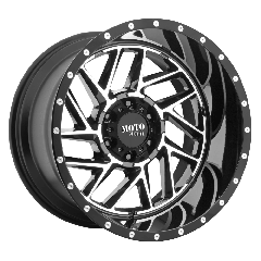 Moto Metal 16x8 MO985 Breakout (5x114.3) ET-6 CB72.56 Gloss Black / Machined