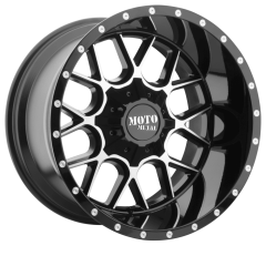 Moto Metal 20x10 MO986 Siege (6x135/6x139.7) ET-18 CB106.1 Gloss Black / Machined