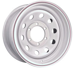 King Steel 17x7.5 Modular (6x139.7) ET+25 CB106.1 White