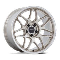 Motegi 18x10.5 MR158 Tsubaki (5x112) ET+35 CB66.56 Motorsport Gold / Machined Stripe