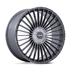Niche 20x10.5 NC282 Serene (5x108/5x112) ET+45 CB72.56 Gloss Titanium Brushed