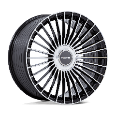Niche 20x10.5 NC282 Serene (5x108/5x112) ET+45 CB72.56 Gloss Black / Machined Face