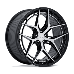 Niche 20x9 NC286 Riviera (5x112) ET+45 CB72.56 Gloss Black / Machined Face
