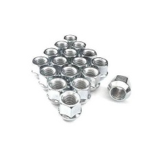 CHROME 1/2" OPEN END WHEEL NUTS