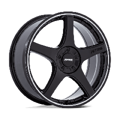 Petrol 17x8 PE003 P2E (5x100/5x120) ET+35 CB72.56 Gloss Black / Machined Lip