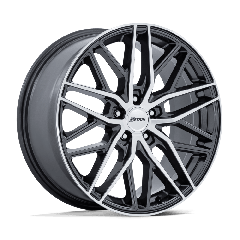 Petrol 17x8 PE004 P3E (5x112) ET+40 CB66.56 Gloss Gunmetal / Machined Brushed Face