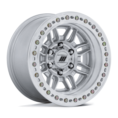 Pro Comp Alloys 17x9 PA208 Equalizer Beadlock (5x127) ET+1 CB71.5 Gloss Silver / Machined Face