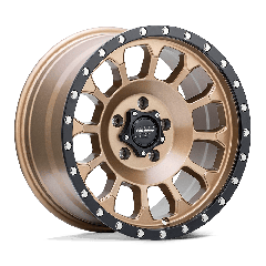 Pro Comp Alloys 17x8.5 PA34 Rockwell (5x127) ET+00 CB71.5 Matte Bronze / Black Ring