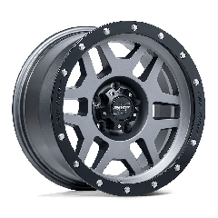 Pro Comp Alloys 17x9 PA41 Phaser (5x127) ET-6 CB83.06 Matte Graphite / Black Lip
