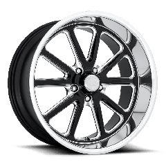 US Mags 17x7 U117 Rambler (5x120.65) ET+1 CB72.56 Gloss Black / Milled Edges / Polished Lip