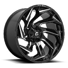 Fuel 15x8 D753 Reaction (5x114.3/5x120.65) ET-18 CB72.56 Gloss Black / Milled Edges