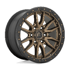 Fuel 16x8 D681 Rebel (6x139.7) ET+1 CB106.1 Matte Bronze / Black Ring