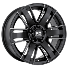 King Offroad 17x7.5 Rok (5x114.3) ET+35 CB73.1 Satin Black / Milled