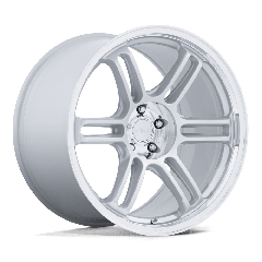 Rotiform 18x10.5 RC209 RPS (5x114.3) ET+22 CB72.56 Matte Silver / Diamond Cut Lip
