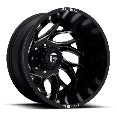 Fuel 20x8.25 D741 Runner Dually (8x165.1) ET-265 CB121.5 Gloss Black / Milled Edges