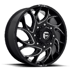 Fuel 20x8.25 D741 Runner Dually (8x200) ET+105 CB142 Gloss Black / Milled Edges