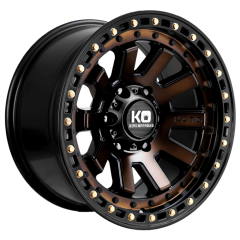 King Offroad 17x9 Snatch (5x150) ET+40 CB110.5 Satin Black / Bronze Face