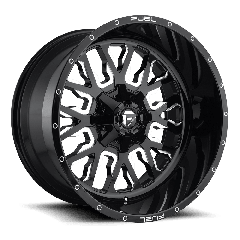 Fuel 17x9 D645 Stroke (5x114.3/5x127) ET-12 CB78.1 Gloss Black / Blue Tinted Clear