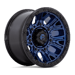 Fuel 17x9 D827 Traction (5x127) ET+1 CB71.5 Dark Blue / Black Ring