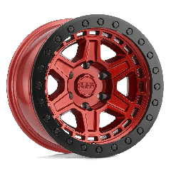 Black Rhino 17x9 Reno (6x139.7) ET+00 CB112.1 Candy Red / Black Ring and Bolts