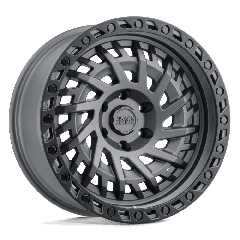 Black Rhino 17x9 Shredder (5x127) ET-18 CB71.5 Matte Gunmetal / Black Ring
