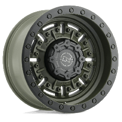 Black Rhino 17x8.5 Abrams (6x139.7) ET+00 CB112.1 Olive Drab Green