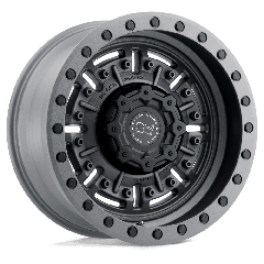 Black Rhino 17x9.5 Abrams (5x127) ET-18 CB71.5 Textured Matte Gunmetal
