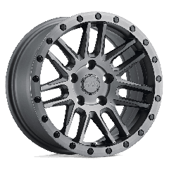 Black Rhino 15x7 Arches (5x100) ET+15 CB56.15 Matte Brushed Gunmetal / Black Bolts