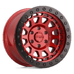 Black Rhino 17x8.5 Primm Beadlock (6x139.7) ET+00 CB112.1 Candy Red / Black Beadlock